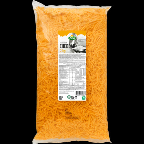 ARLA PRO CHEDDAR CHEESE GRATED RED