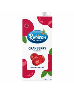 RUBICON CRANBERRY JUICE NO ADDED SUGAR 1LTR