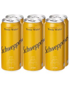 SCHWEPPES TONIC WATER 6X300ML