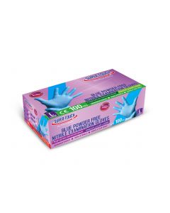 SUPER TOUCH NITRILE GLOVES BLUE POWDER FREE [LARGE]