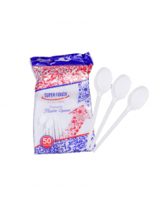 SUPER TOUCH LW WHITE TABLE SPOON 1X50PC