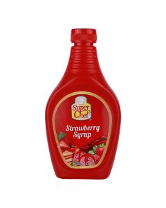 SUPER CHEF SYRUP STRAWBERRY 624GM