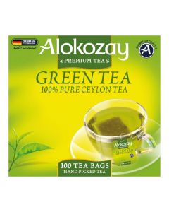 ALOKOZAY GREEN TEA BAGS 100X2GM