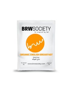 BRWSOCIETY ORGANIC ENGLISH BREAKFAST TEA 100X2GM