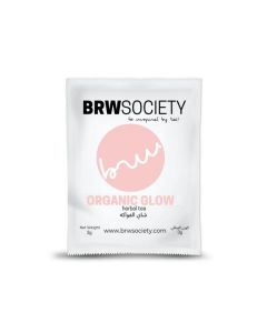 BRWSOCIETY ORGANIC GLOW TEA 100X3GM