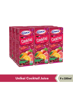 UNIKAI UHT COCKTAIL NECTAR 9X250ML