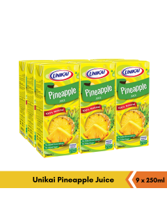 UNIKAI UHT PINEAPPLE JUICE 9X250ML