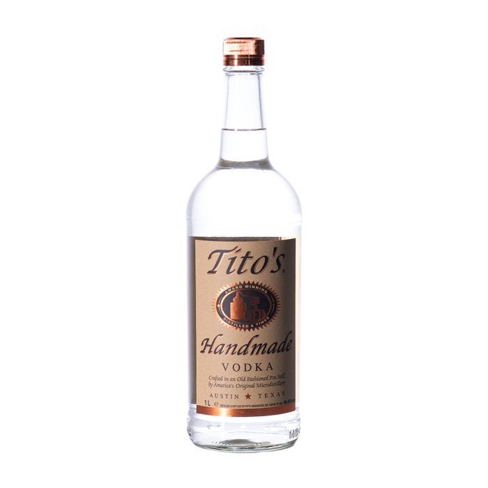 Titos Handmade Vodka Plastic