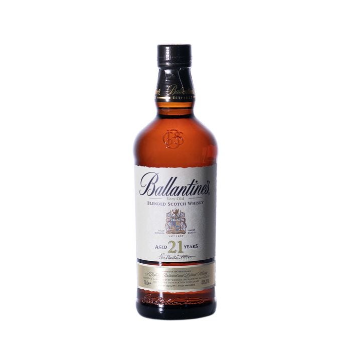 Ballantines 21 Years Old Blended Scotch